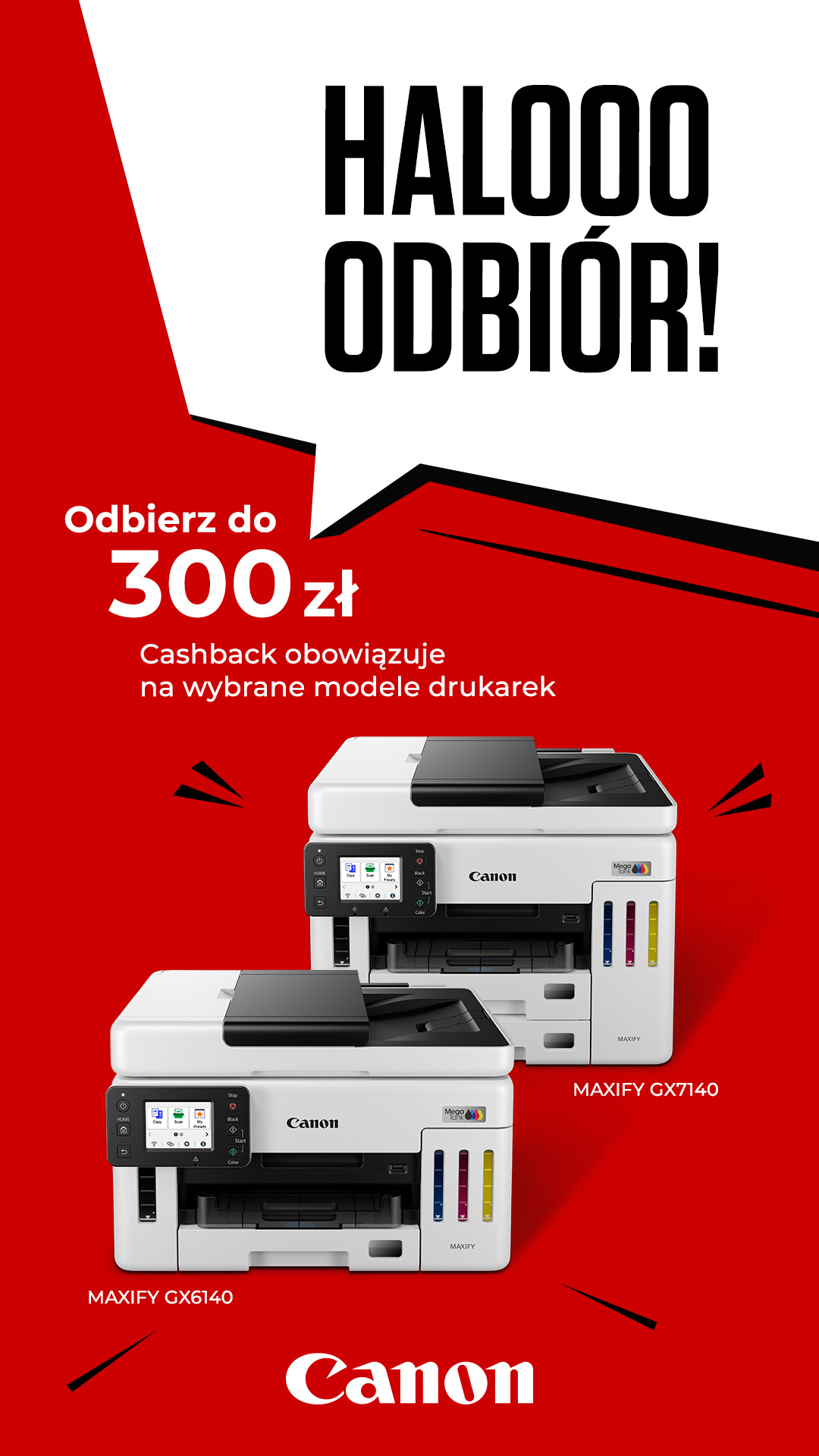 Cashback Canon - HALOOO ODBIÓR